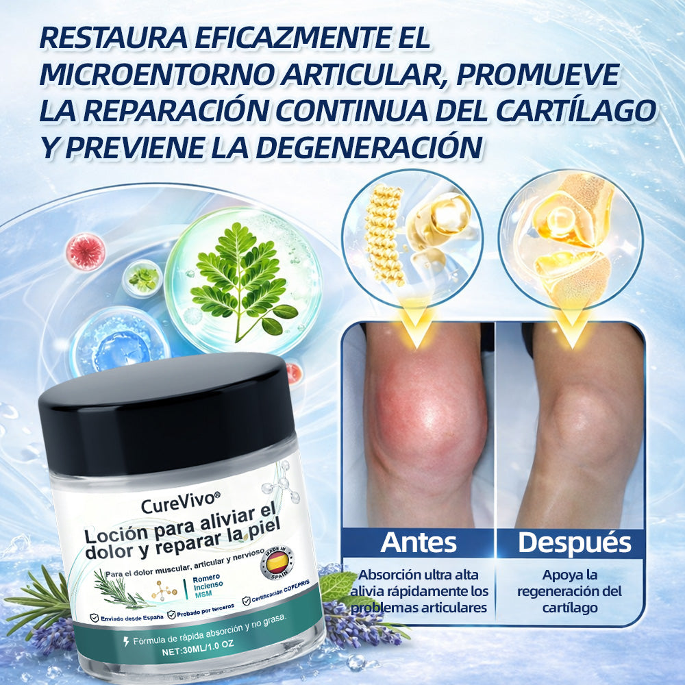 𝐋𝐨𝐜𝐢ó𝐧 𝐫𝐞𝐩𝐚𝐫𝐚𝐝𝐨𝐫𝐚 𝐜𝐚𝐥𝐦𝐚𝐧𝐭𝐞 𝐂𝐮𝐫𝐞𝐕𝐢𝐯𝐨® 👩‍⚕️ 𝐀𝐥𝐢𝐯𝐢𝐚 𝐞𝐥 𝐝𝐨𝐥𝐨𝐫 𝐦𝐮𝐬𝐜𝐮𝐥𝐚𝐫, 𝐚𝐫𝐭𝐢𝐜𝐮𝐥𝐚𝐫 𝐲 𝐧𝐞𝐫𝐯𝐢𝐨𝐬𝐨 🌞（西班牙)