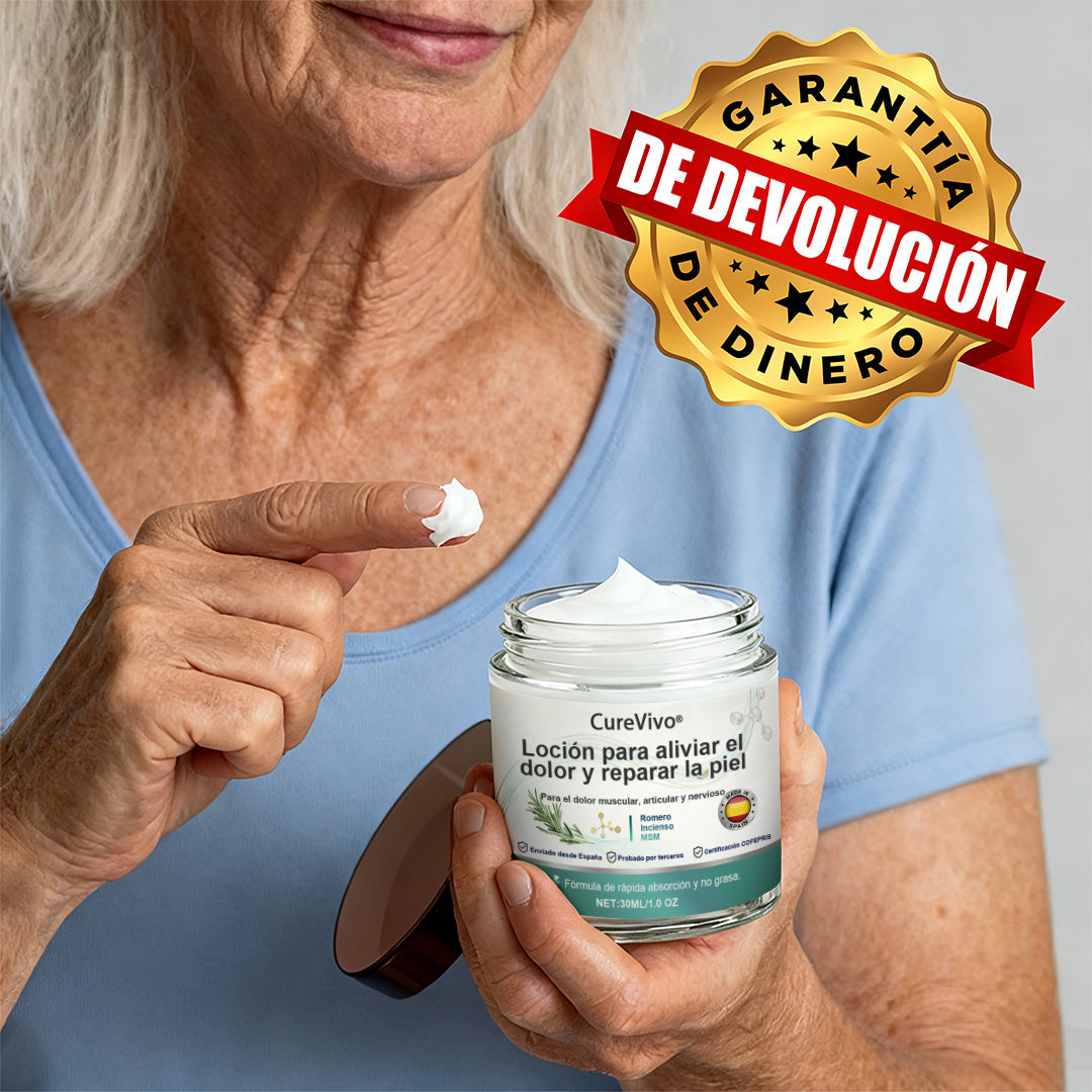 𝐋𝐨𝐜𝐢ó𝐧 𝐫𝐞𝐩𝐚𝐫𝐚𝐝𝐨𝐫𝐚 𝐜𝐚𝐥𝐦𝐚𝐧𝐭𝐞 𝐂𝐮𝐫𝐞𝐕𝐢𝐯𝐨® 👩‍⚕️ 𝐀𝐥𝐢𝐯𝐢𝐚 𝐞𝐥 𝐝𝐨𝐥𝐨𝐫 𝐦𝐮𝐬𝐜𝐮𝐥𝐚𝐫, 𝐚𝐫𝐭𝐢𝐜𝐮𝐥𝐚𝐫 𝐲 𝐧𝐞𝐫𝐯𝐢𝐨𝐬𝐨 🌞（西班牙)