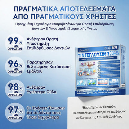 GarageLine® 🦷 Στοματικές Ταινίες Ταχείας Διάλυσης Tideglusib για την Επιδιόρθωση Δοντιών & Ούλων ✨ (Υποστηρίζει την επιδιόρθωση των δοντιών και βοηθά στην ανακούφιση από την ενόχληση των ούλων και άλλα κοινά στοματικά προβλήματα) 👑💍